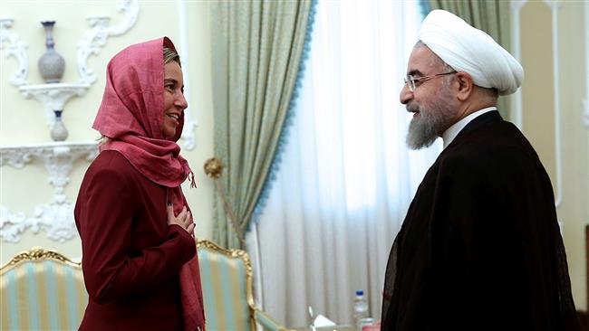 Mogherini en visite à Téhéran